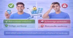 Waar Kamagra kopen met vergelijking tussen veilige webshop en risicovolle aanbieder